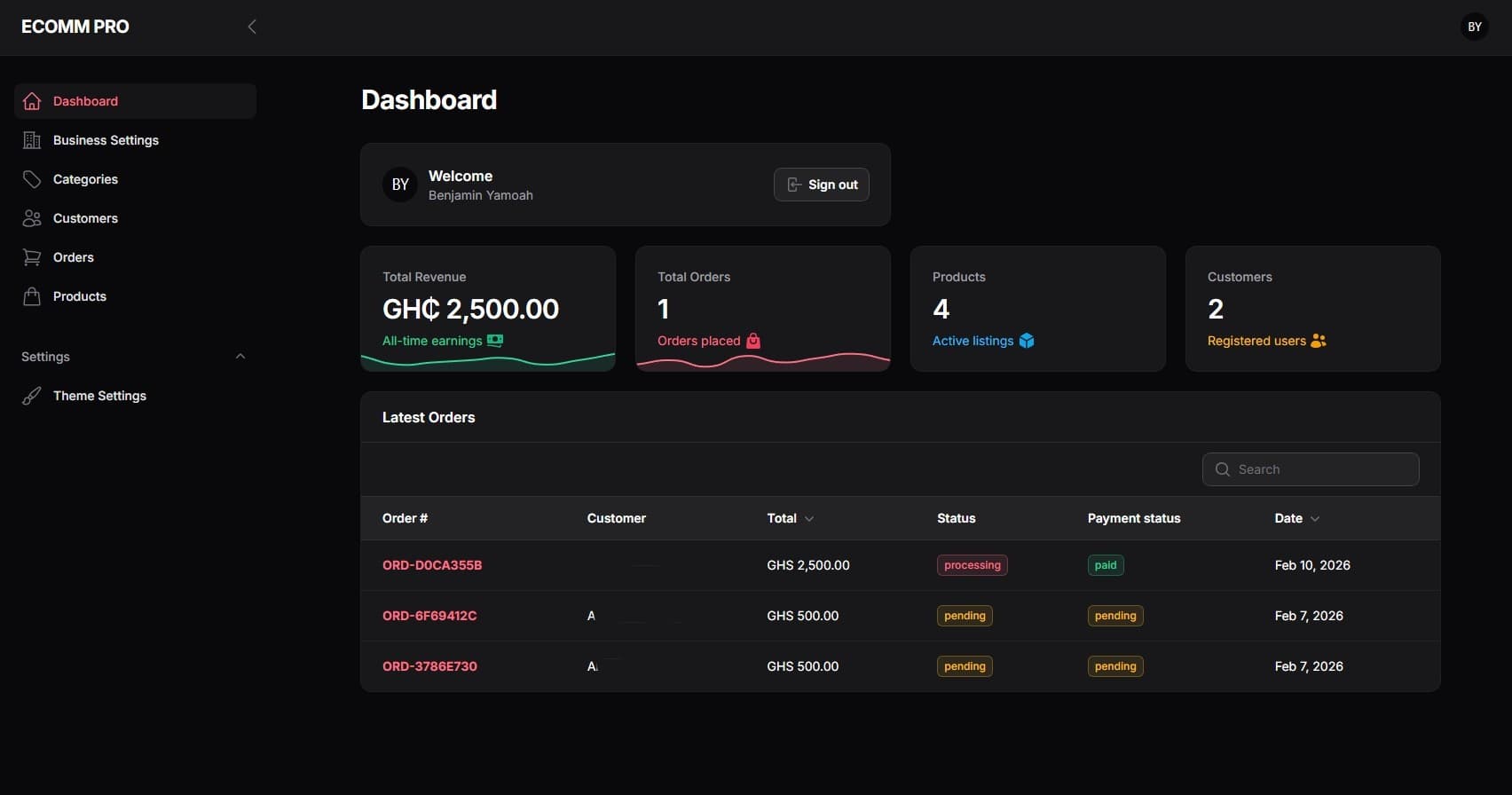 EcommPro screenshot 3