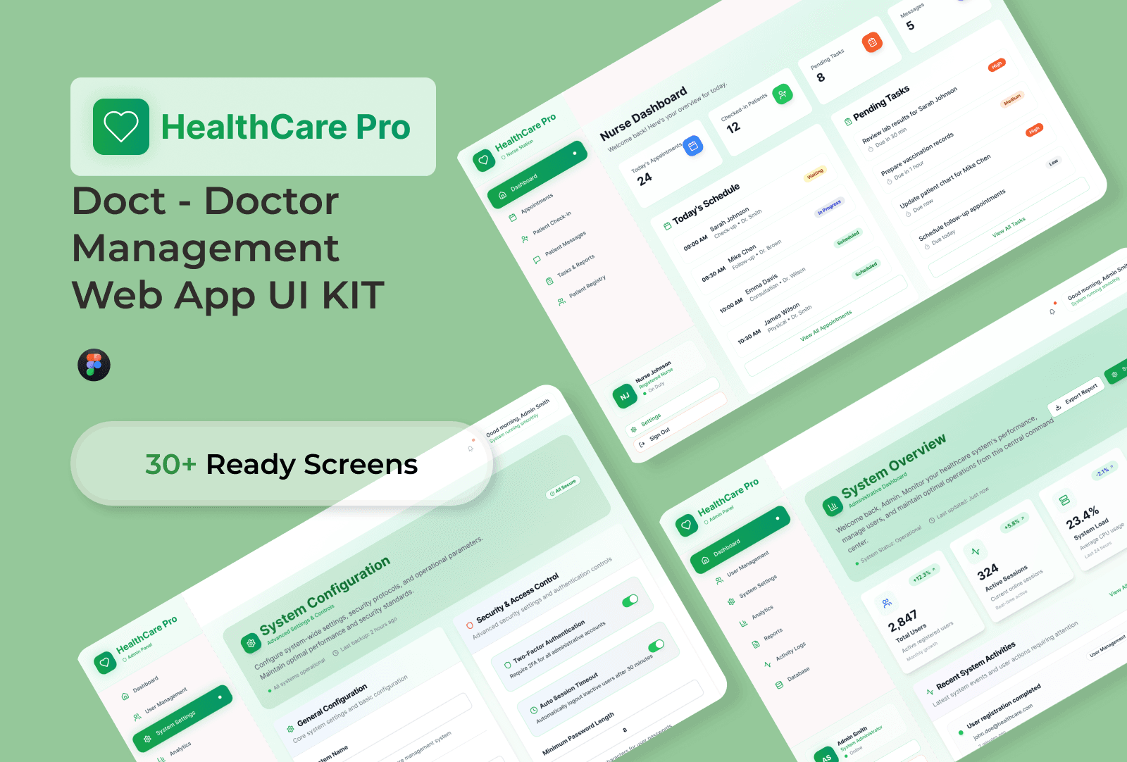 HealthCare Pro — Design System