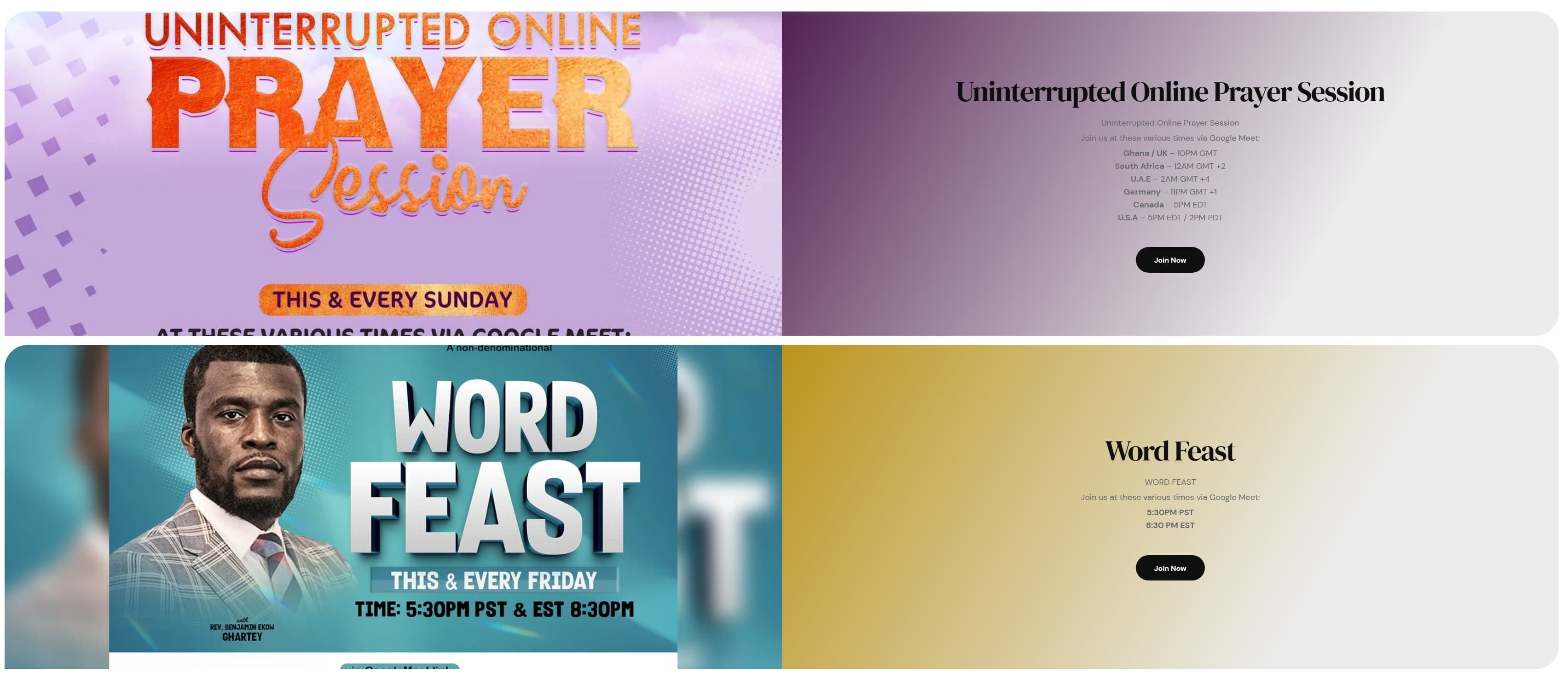 BLI Church Website screenshot 4