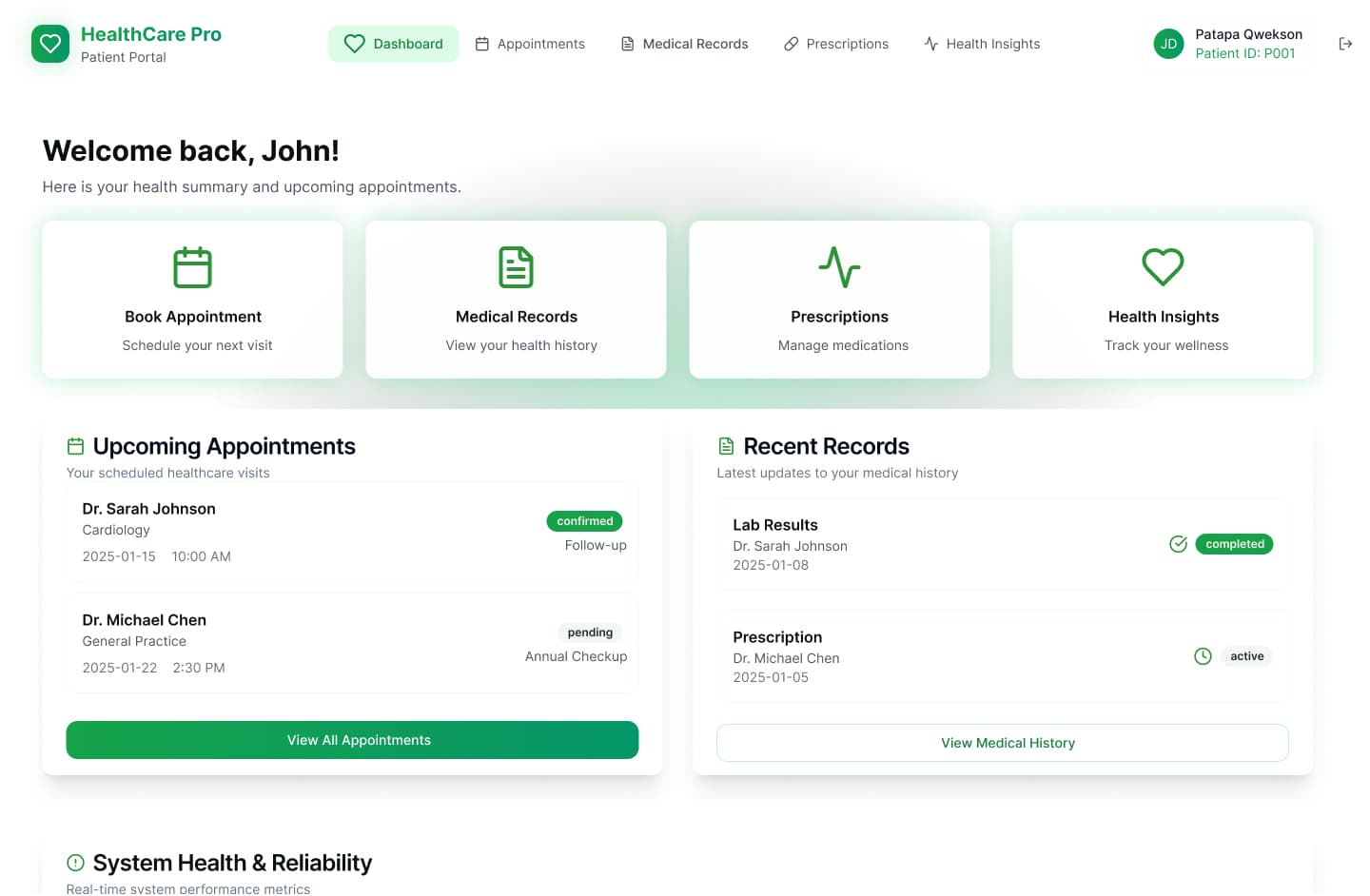 HealthCare Pro screenshot 2